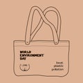World environment day 2018 concept